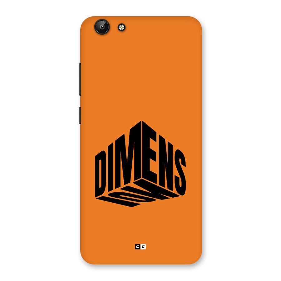 Dimension Typography Back Case for Vivo Y69