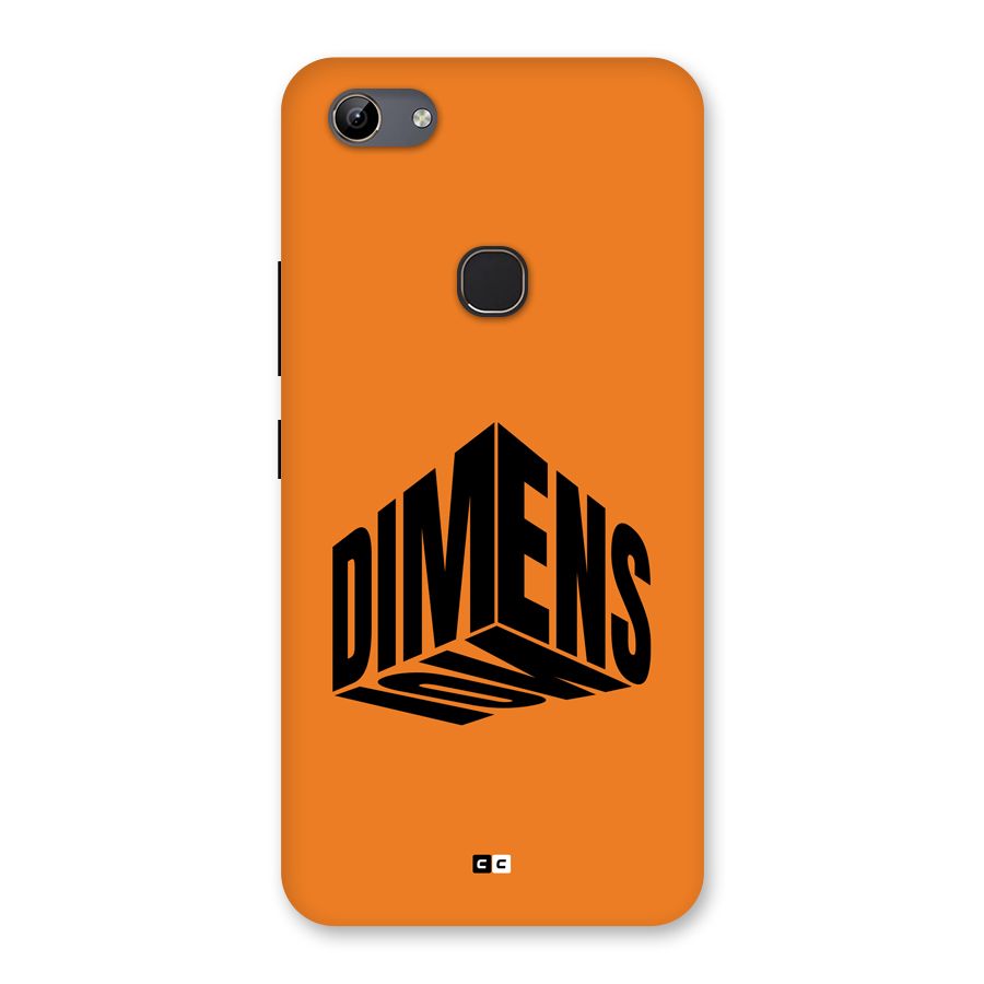 Dimension Typography Back Case for Vivo Y81