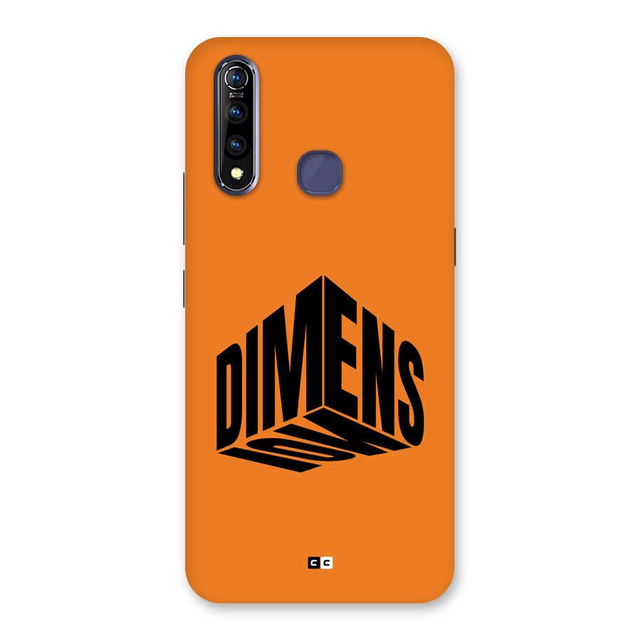 Dimension Typography Back Case for Vivo Z1 Pro