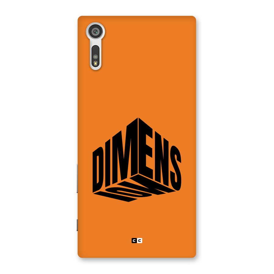 Dimension Typography Back Case for Xperia XZ