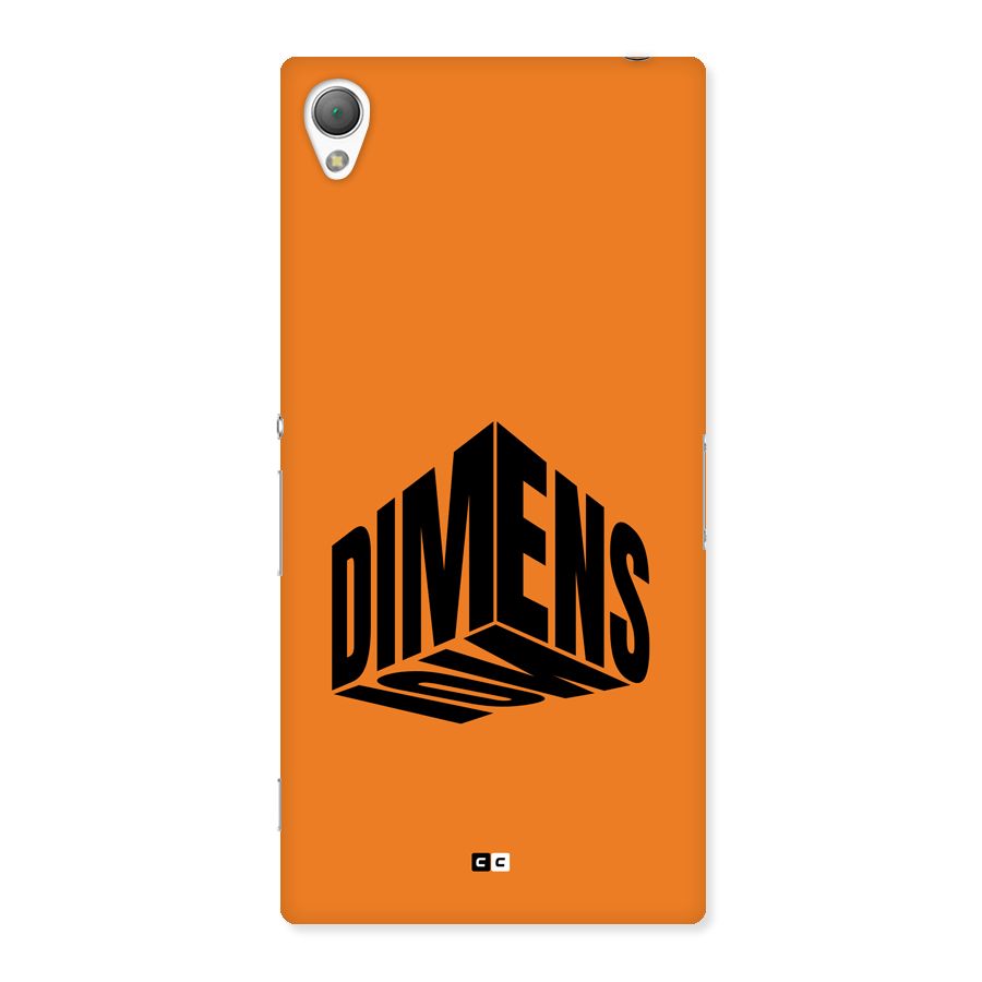 Dimension Typography Back Case for Xperia Z3