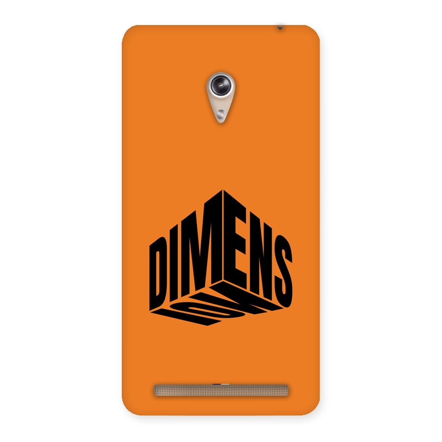 Dimension Typography Back Case for Zenfone 6