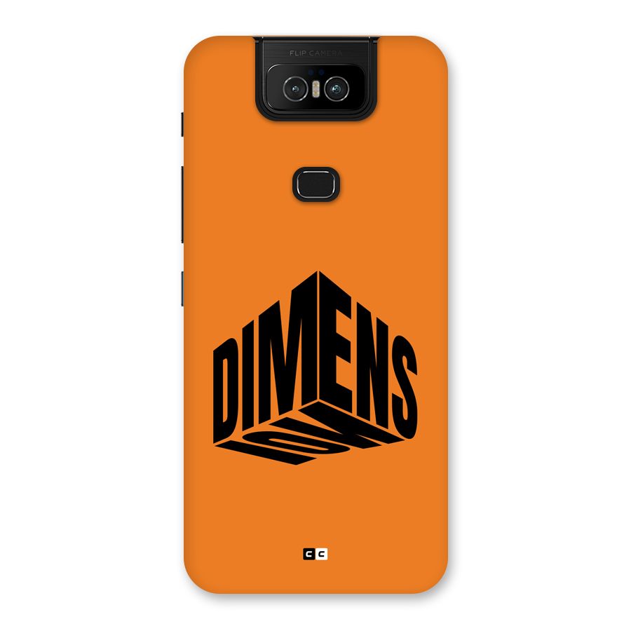 Dimension Typography Back Case for Zenfone 6z