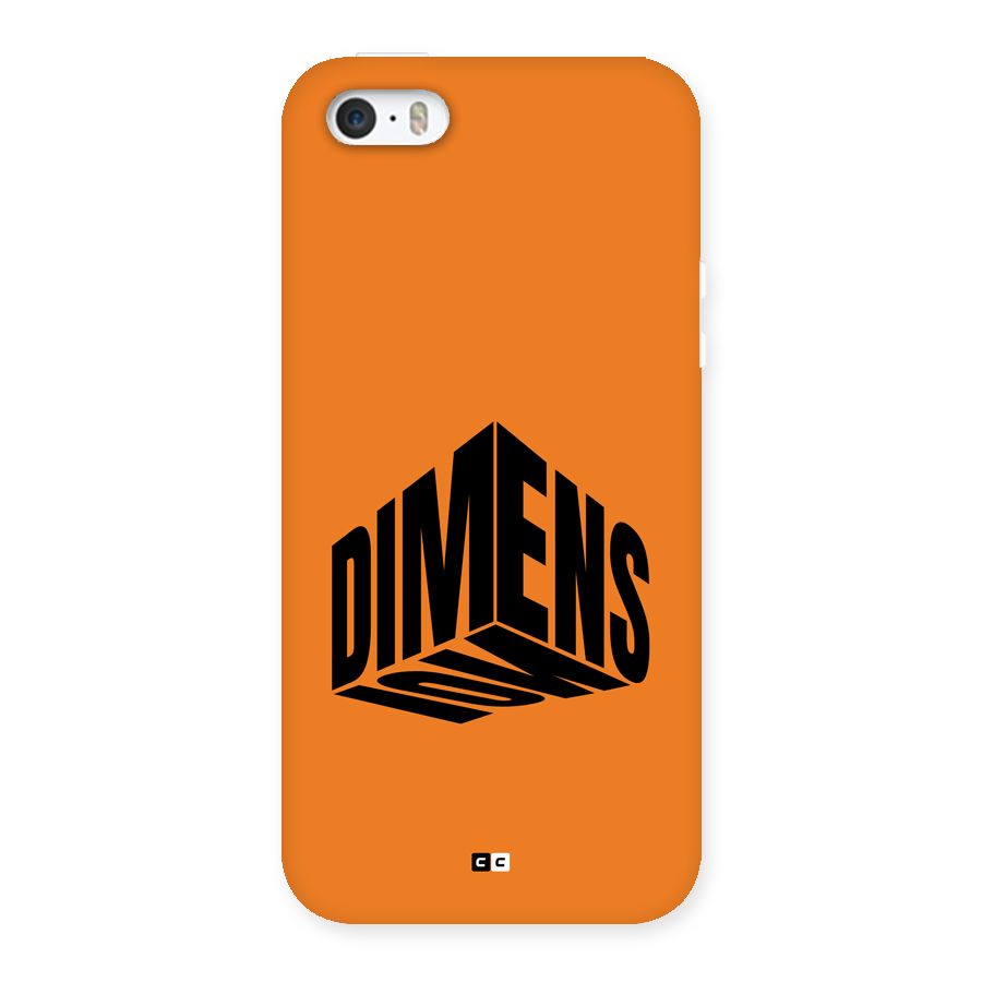 Dimension Typography Back Case for iPhone SE 2016