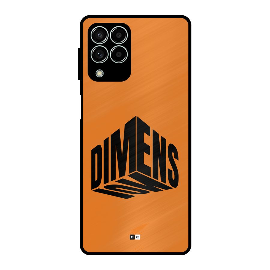 Dimension Typography Metal Back Case for Galaxy M33