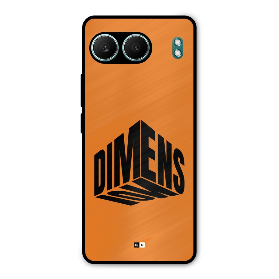 Dimension Typography Metal Back Case for OnePlus Nord 4