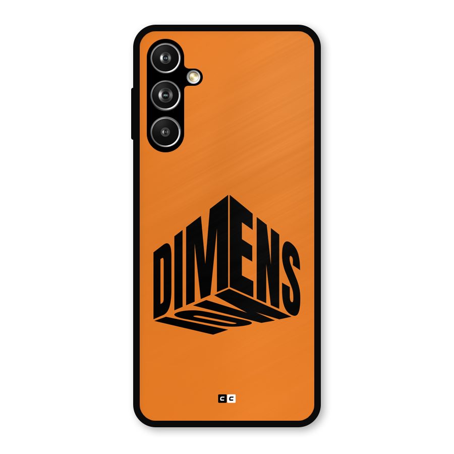Dimension Typography Metal Back Case for Samsung Galaxy M54