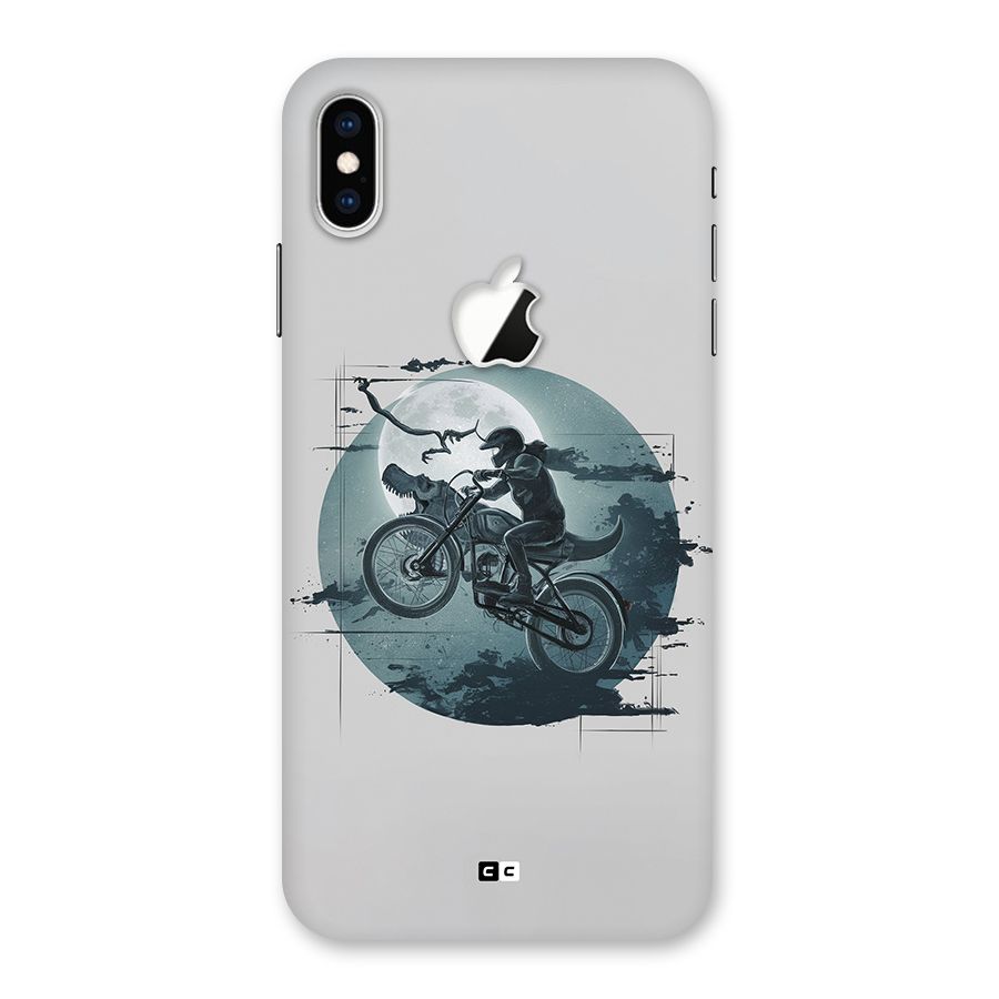 Dino Rider Back Case for iPhone XS Max Apple Cut