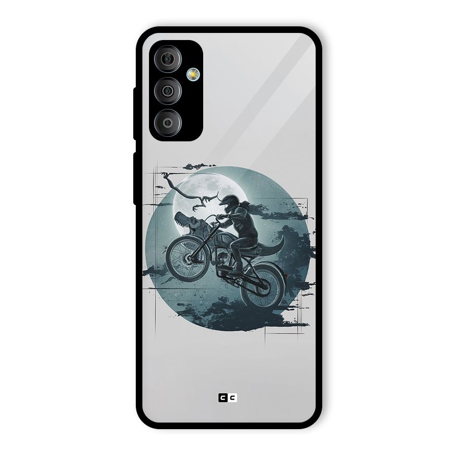 Dino Rider Glass Back Case for Galaxy F23