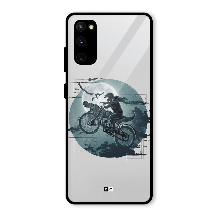 Dino Rider Glass Back Case for Galaxy S20 FE 5G