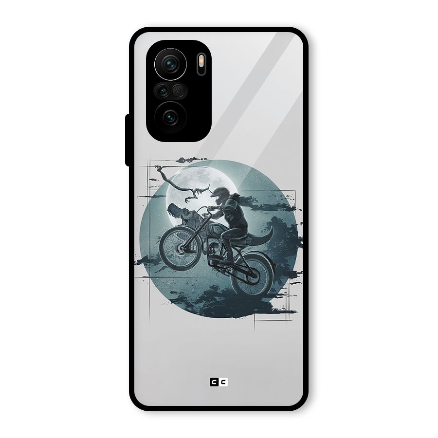 Dino Rider Glass Back Case for Mi 11X Pro