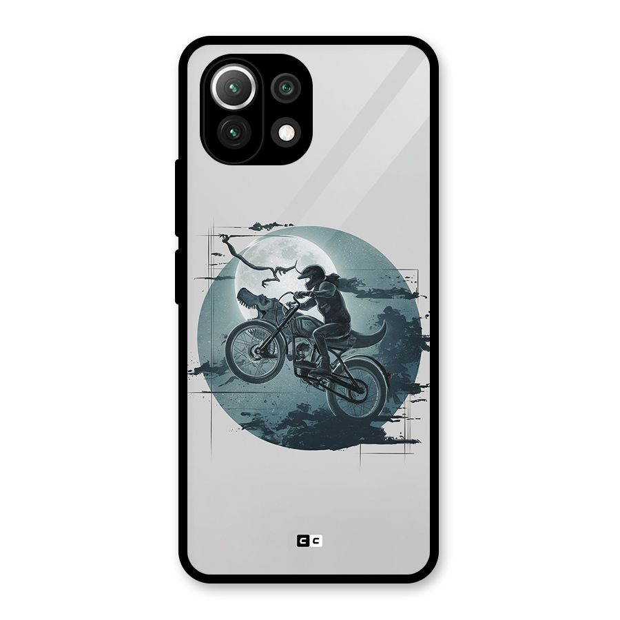 Dino Rider Glass Back Case for Mi 11 Lite NE 5G