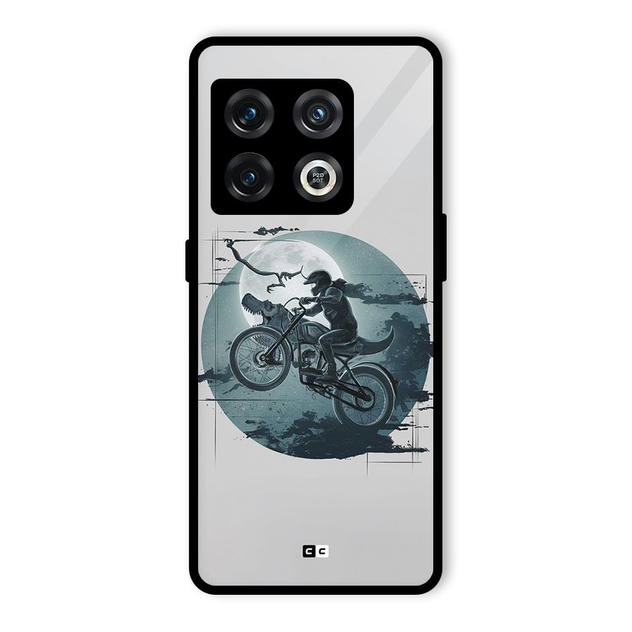 Dino Rider Glass Back Case for OnePlus 10 Pro 5G