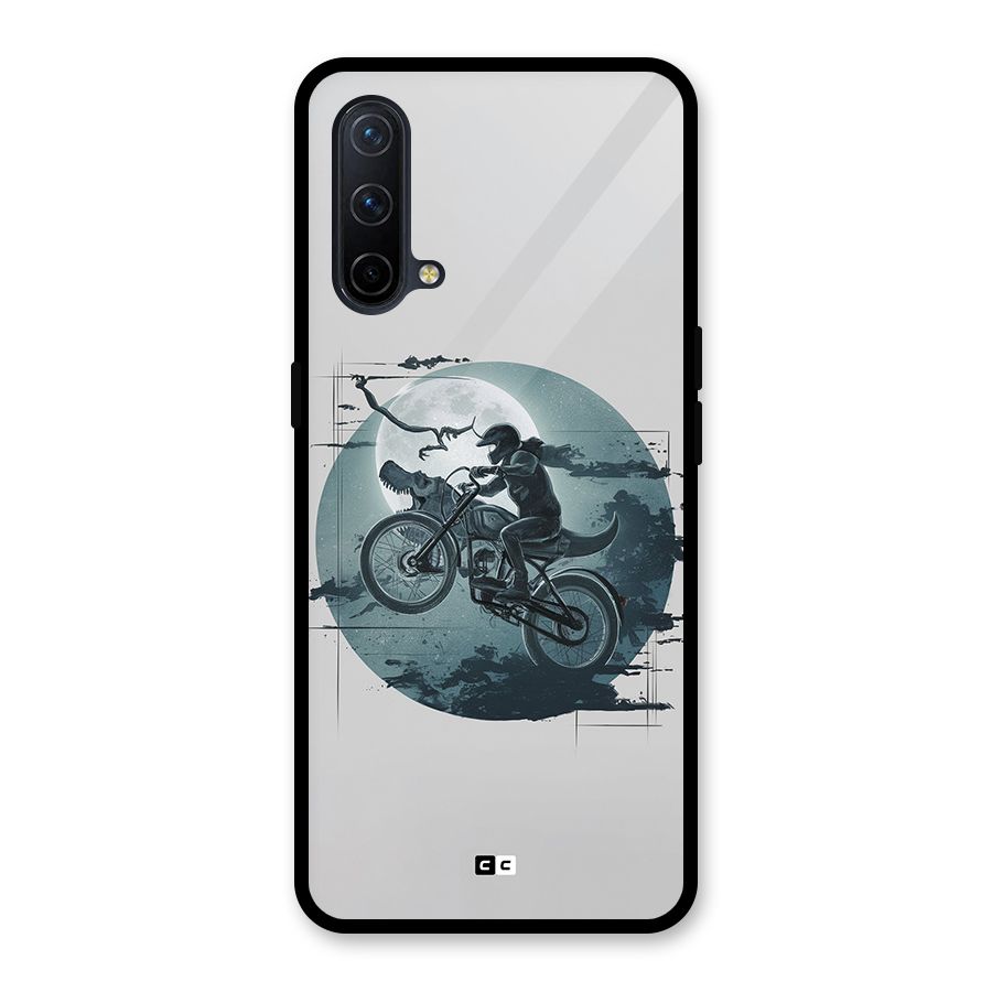 Dino Rider Glass Back Case for OnePlus Nord CE 5G