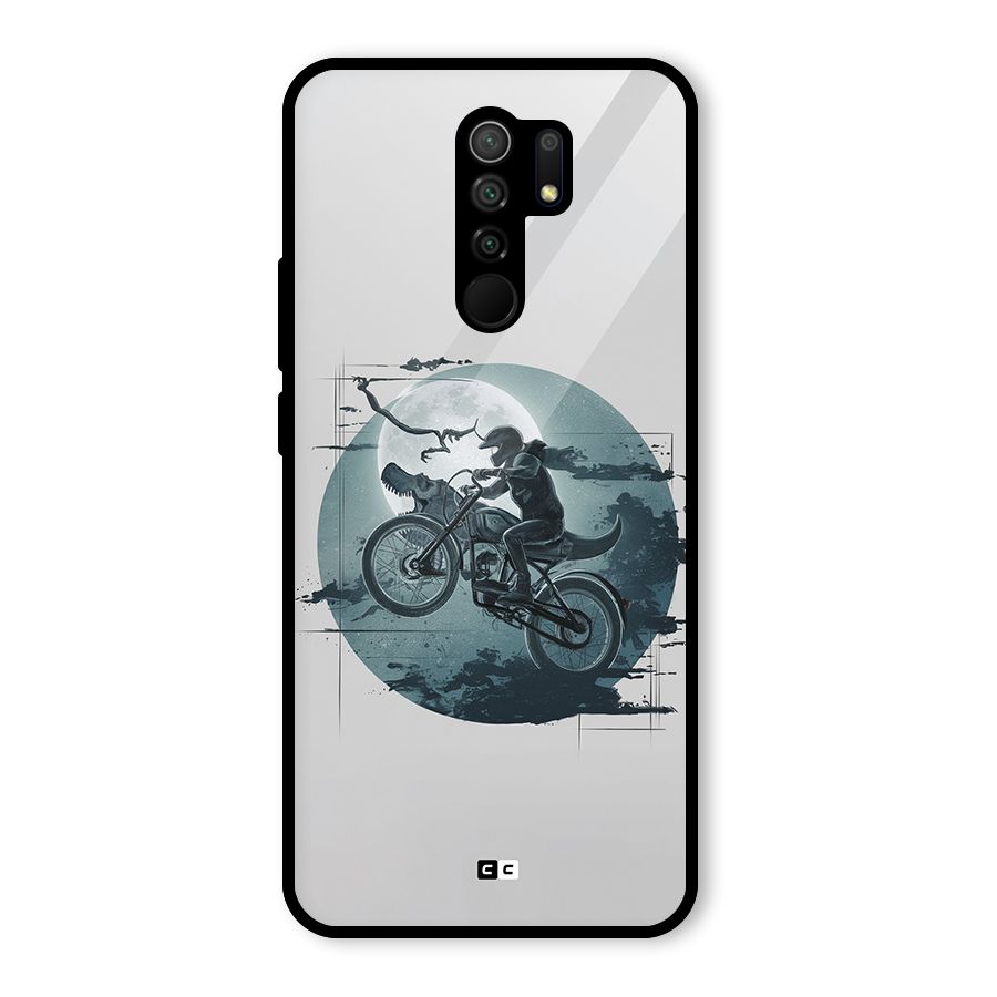 Dino Rider Glass Back Case for Poco M2