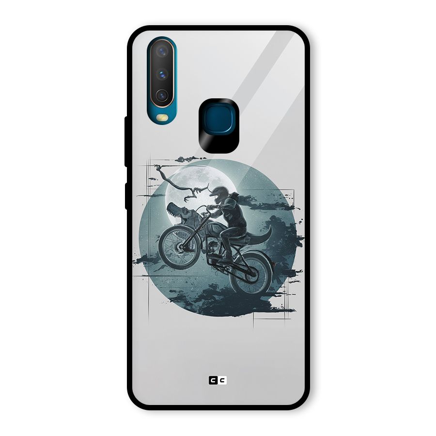 Dino Rider Glass Back Case for Vivo U10