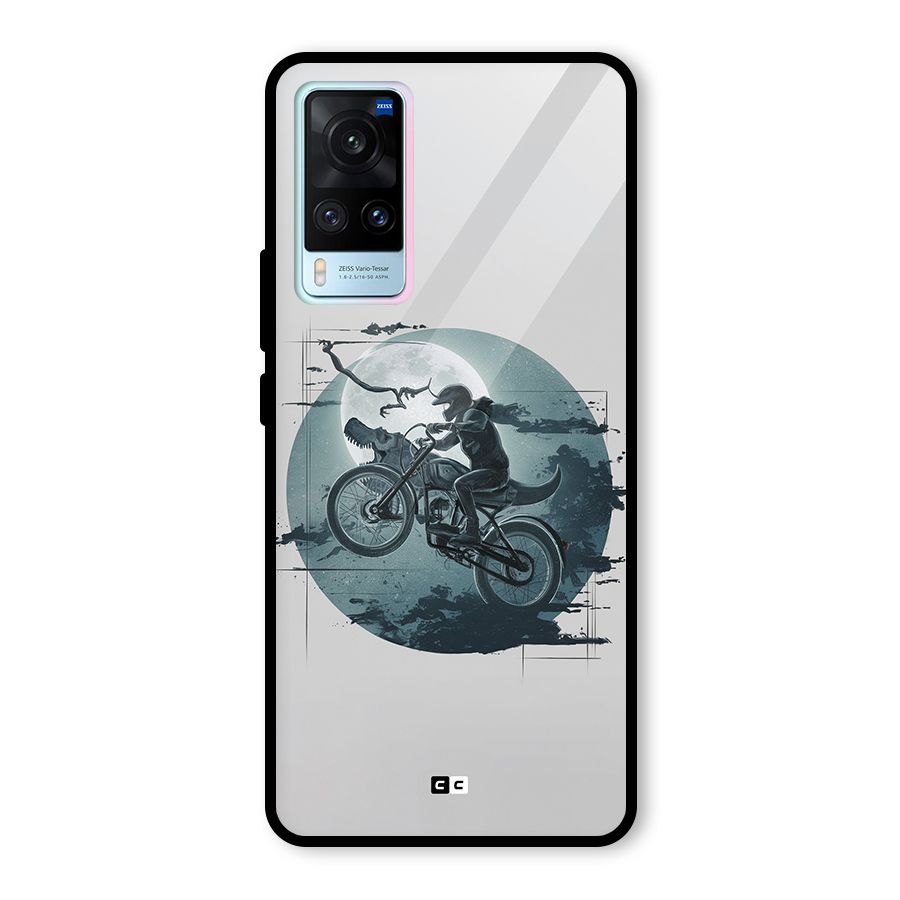 Dino Rider Glass Back Case for Vivo X60