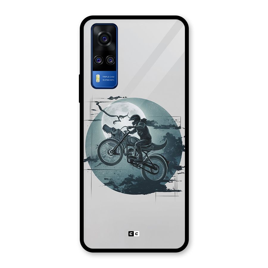 Dino Rider Glass Back Case for Vivo Y31