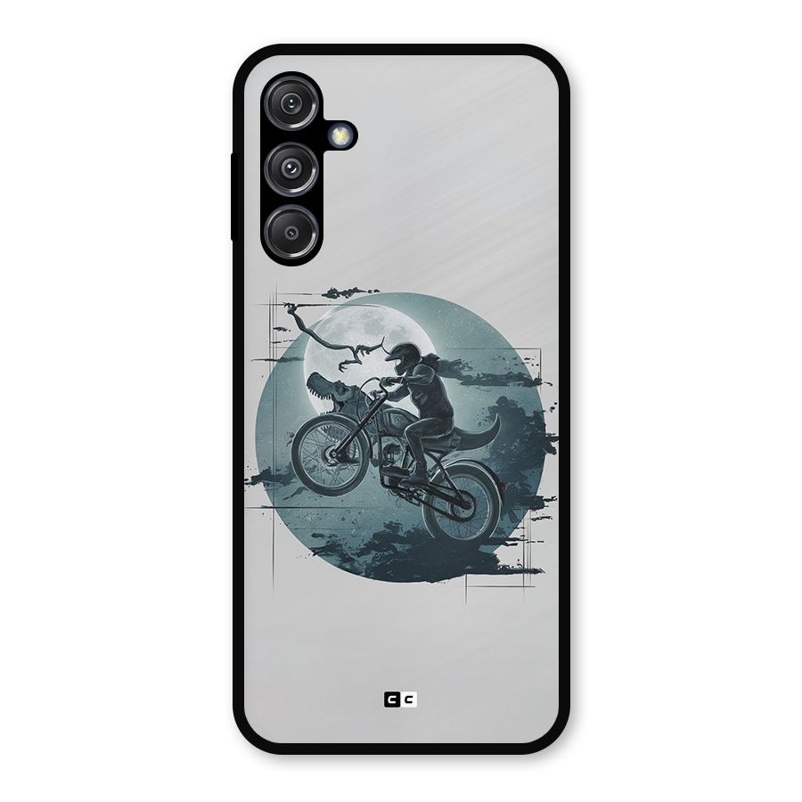 Dino Rider Metal Back Case for Galaxy M34 5G