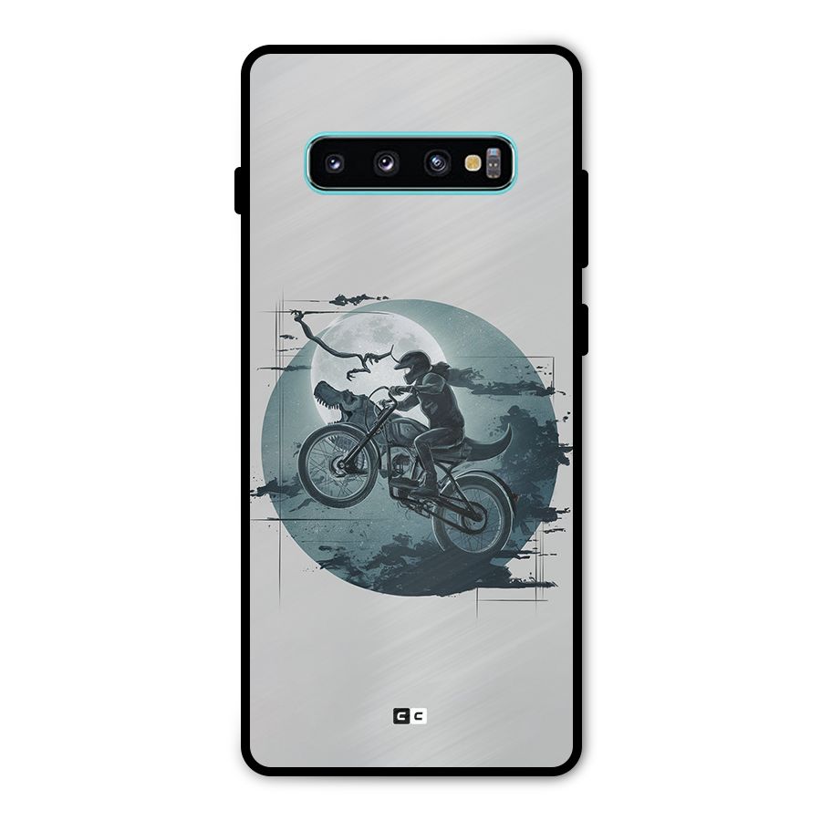 Dino Rider Metal Back Case for Galaxy S10 Plus