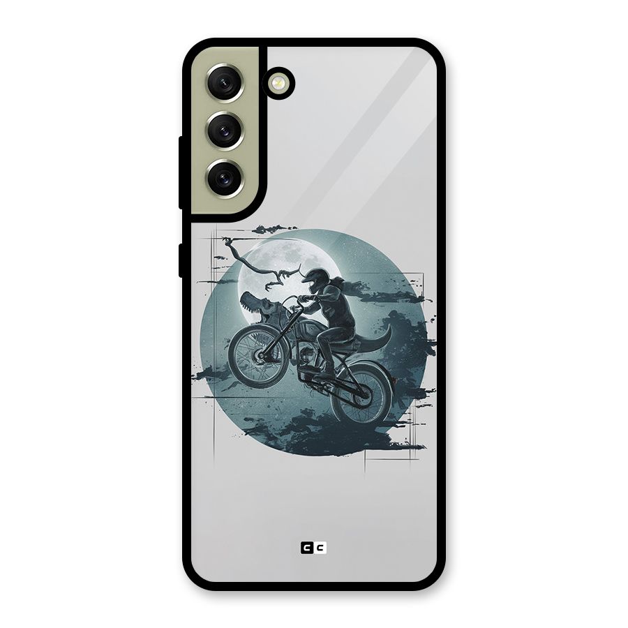 Dino Rider Metal Back Case for Galaxy S21 FE 5G (2023)