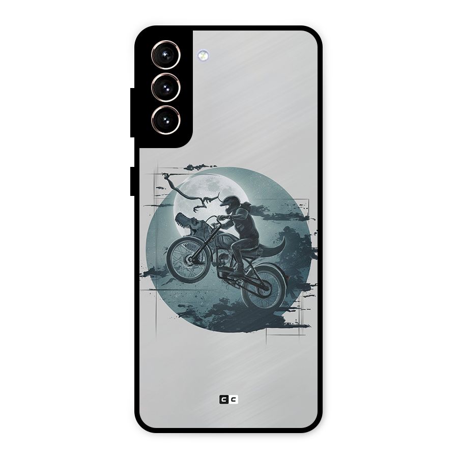 Dino Rider Metal Back Case for Galaxy S21 Plus