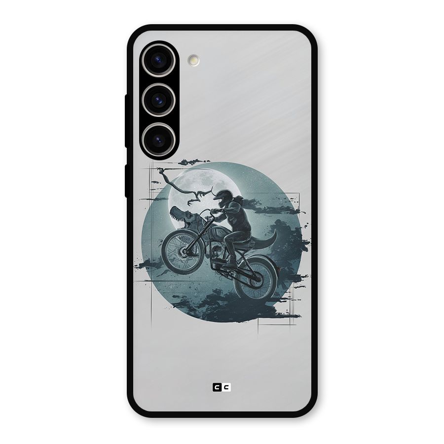 Dino Rider Metal Back Case for Galaxy S23 Plus