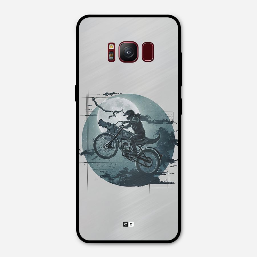 Dino Rider Metal Back Case for Galaxy S8