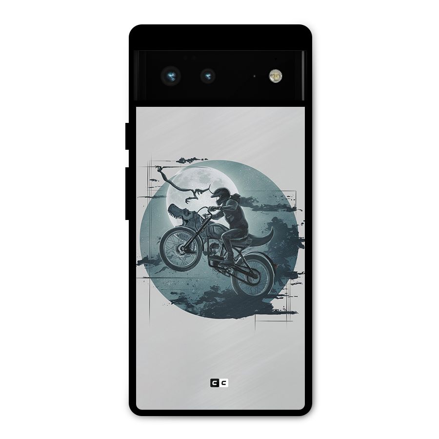 Dino Rider Metal Back Case for Google Pixel 6