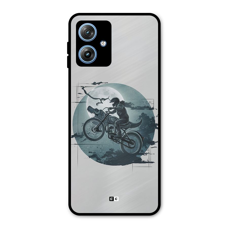 Dino Rider Metal Back Case for Moto G54