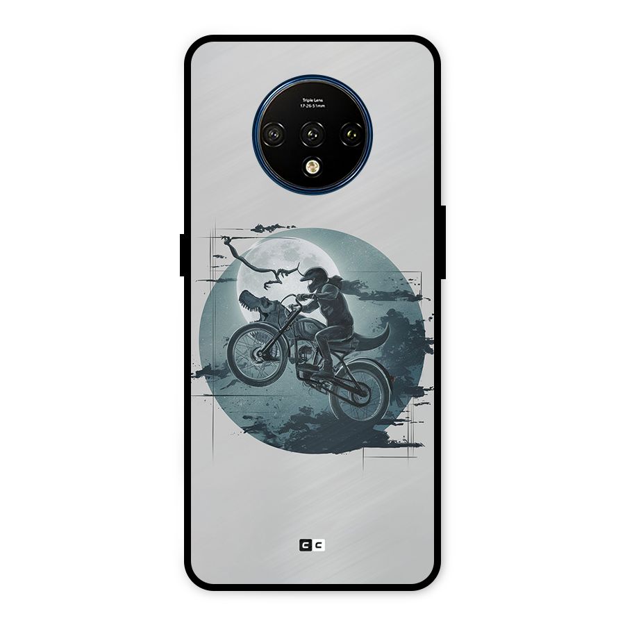 Dino Rider Metal Back Case for OnePlus 7T