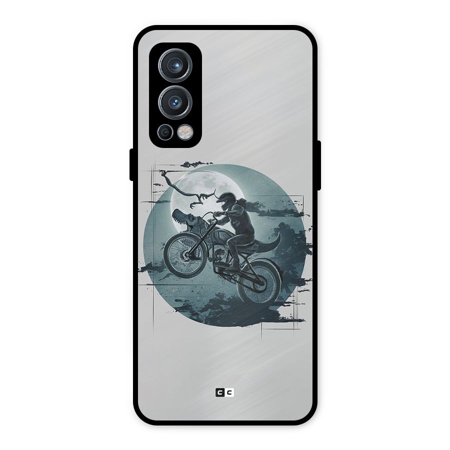 Dino Rider Metal Back Case for OnePlus Nord 2 5G