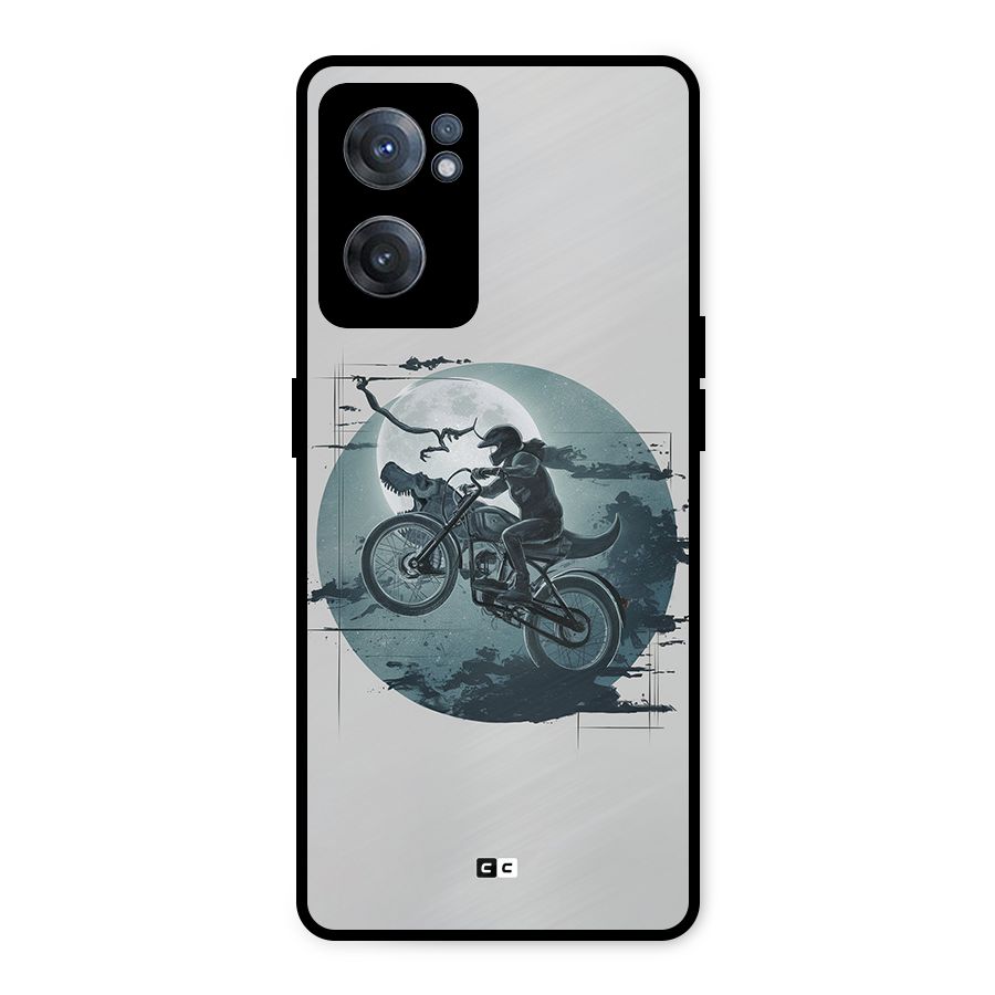 Dino Rider Metal Back Case for OnePlus Nord CE 2 5G