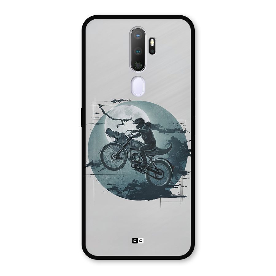 Dino Rider Metal Back Case for Oppo A9 (2020)