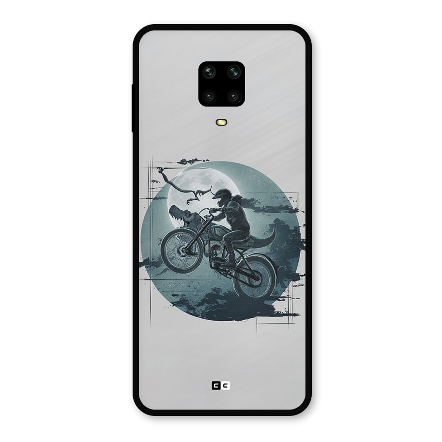 Dino Rider Metal Back Case for Poco M2