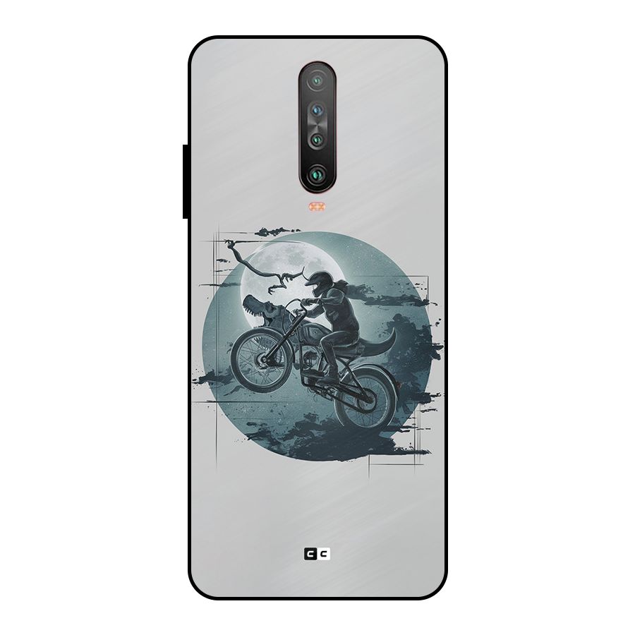 Dino Rider Metal Back Case for Poco X2