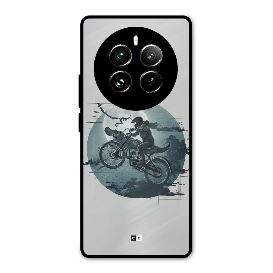 Dino Rider Metal Back Case for Realme 12 Pro