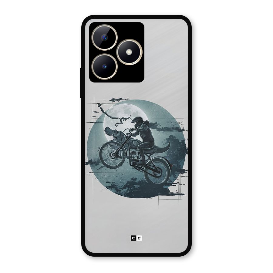 Dino Rider Metal Back Case for Realme C53