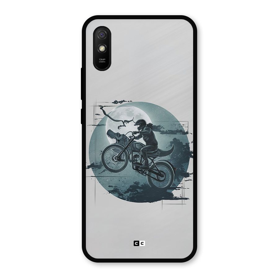 Dino Rider Metal Back Case for Redmi 9i