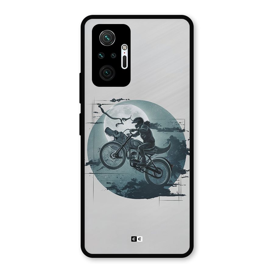 Dino Rider Metal Back Case for Redmi Note 10 Pro Max