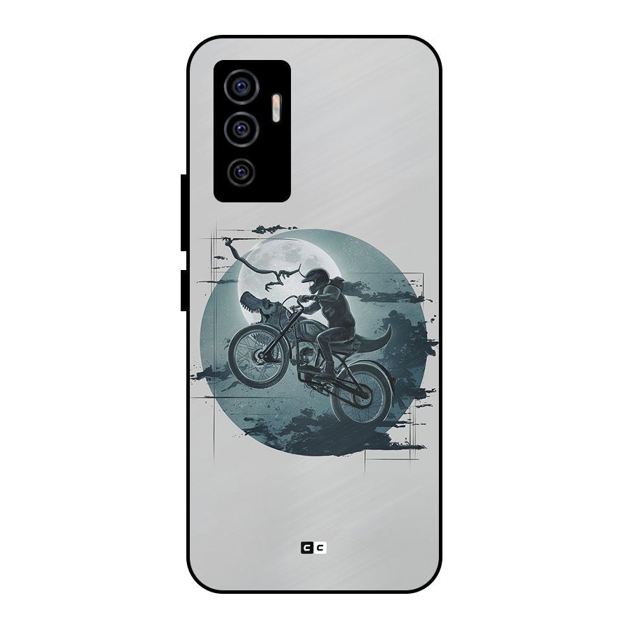 Dino Rider Metal Back Case for Vivo V23e