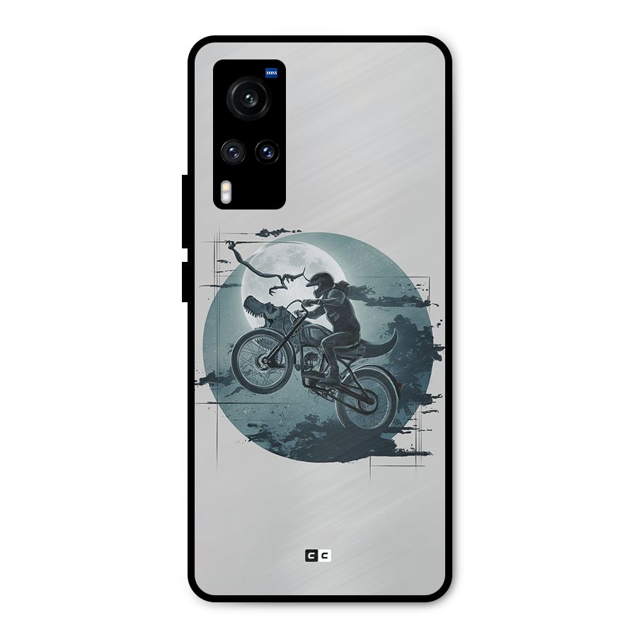 Dino Rider Metal Back Case for Vivo X60