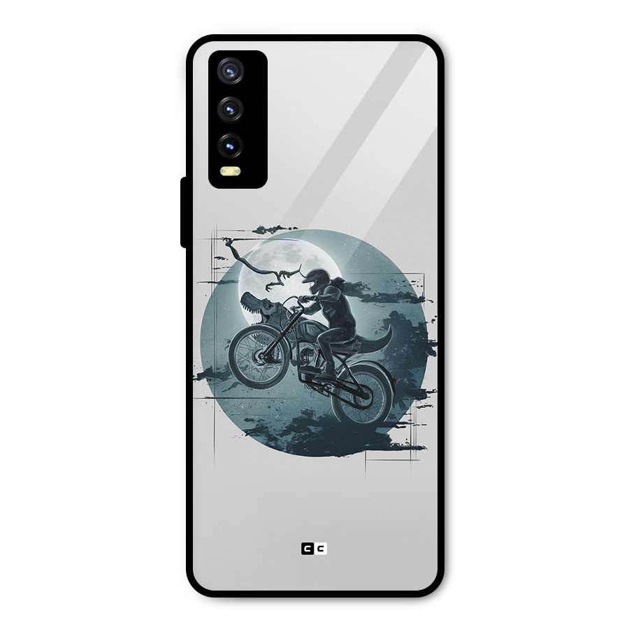 Dino Rider Metal Back Case for Vivo Y20