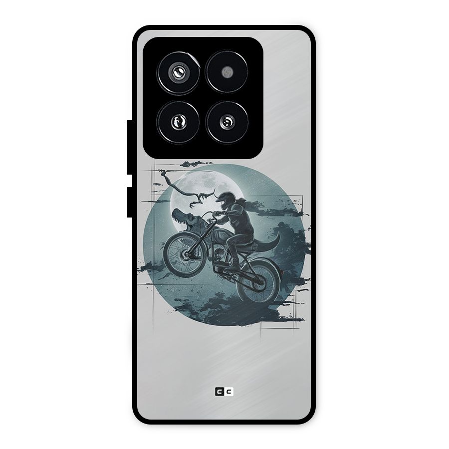 Dino Rider Metal Back Case for Xiaomi 14 Pro