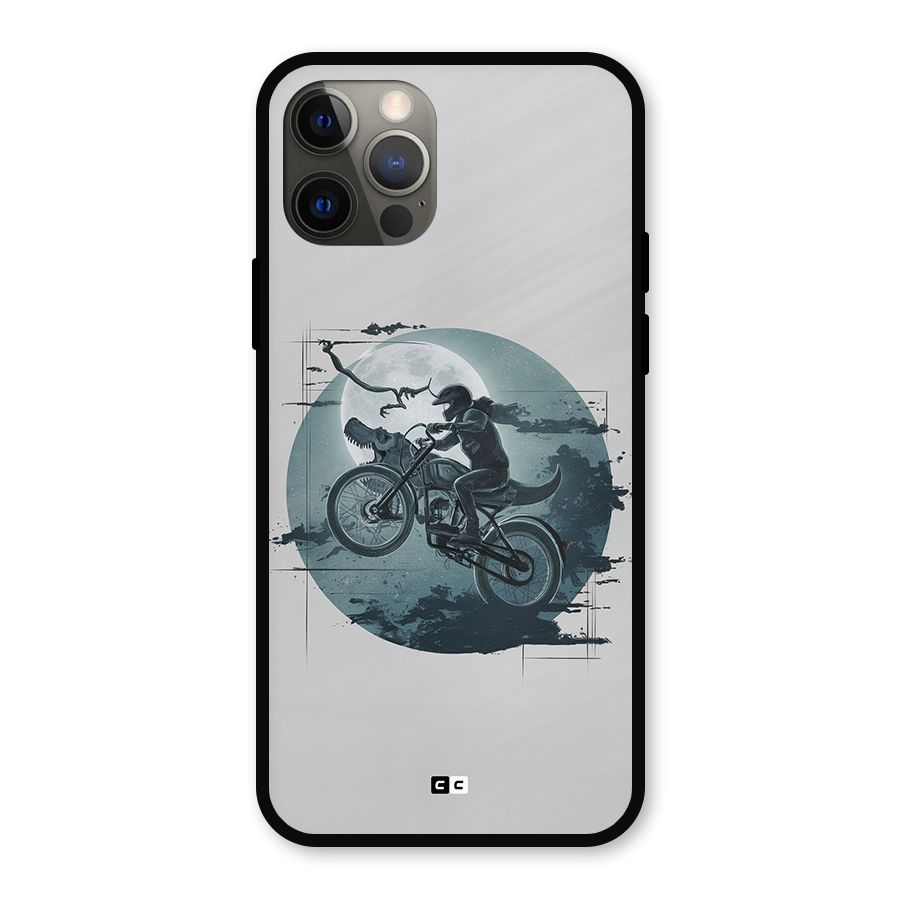 Dino Rider Metal Back Case for iPhone 12 Pro