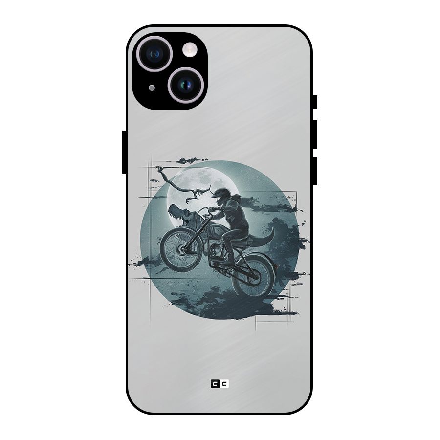 Dino Rider Metal Back Case for iPhone 14 Plus
