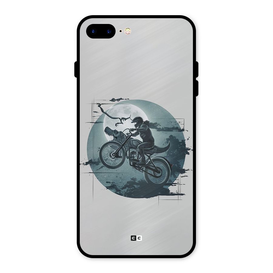Dino Rider Metal Back Case for iPhone 8 Plus
