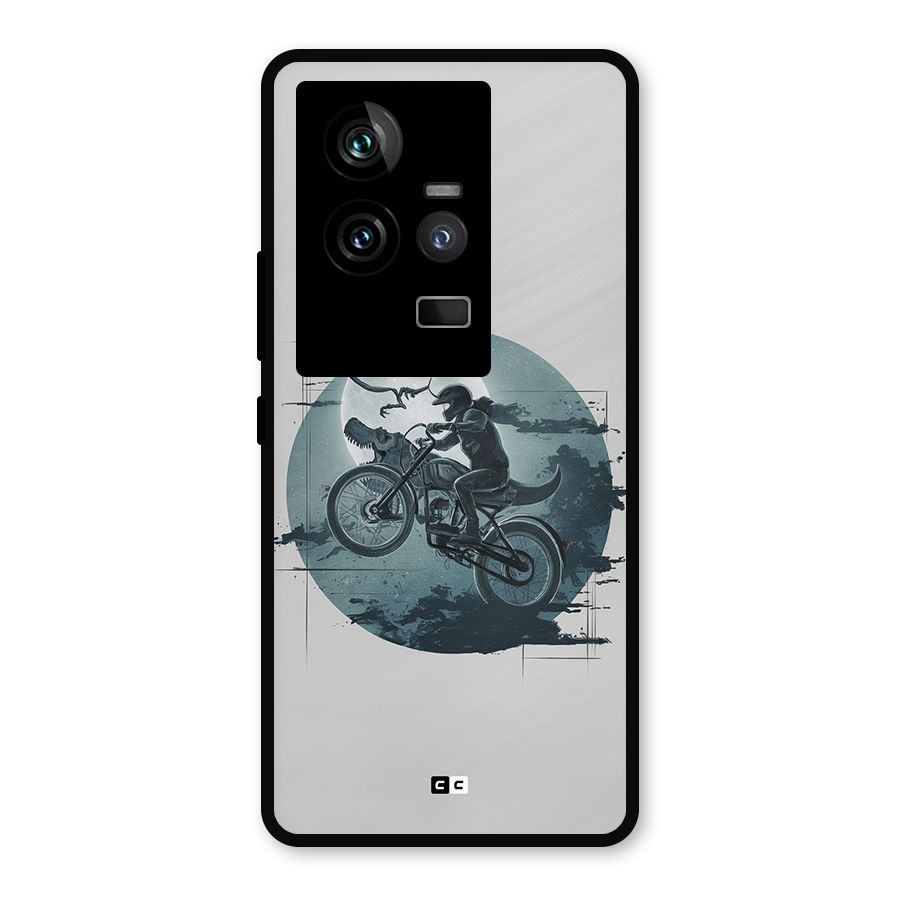 Dino Rider Metal Back Case for iQOO 11 5G