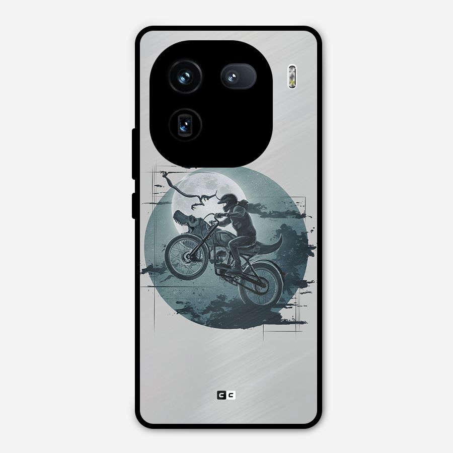 Dino Rider Metal Back Case for iQOO 12