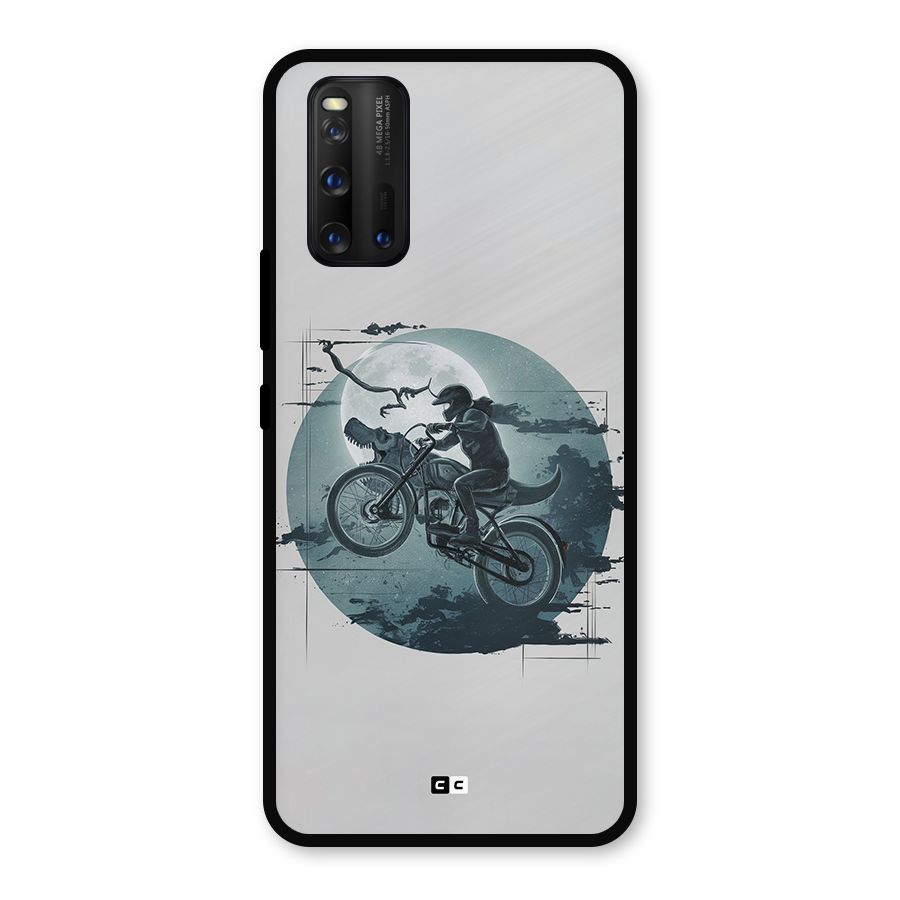 Dino Rider Metal Back Case for iQOO 3
